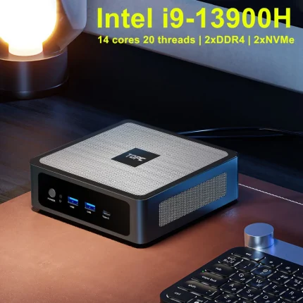 Topton D14 Mini PC Gamer Intel i9 13900H i7 13700H i5 13500H 2xLAN 2xDDR4 2xNVMe Windows 11 Mini ordenador de escritorio WiFi6E BT5.2