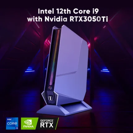 Nuevo RGB Mini PC Gamer Intel i9 13900H i7 13700H NVIDIA RTX 4060 3050 8G 2xPCIe Windows 11 PC de escritorio Mini ordenador WiFi6