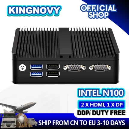 Mini PC Intel Alder Lake-N100 de 12ª generación (hasta 3,4 GHz) J6413, ordenador de escritorio, compatible con 2 x HDMI 1 xDP 4K @ 60Hz HTPC/Family-NAS